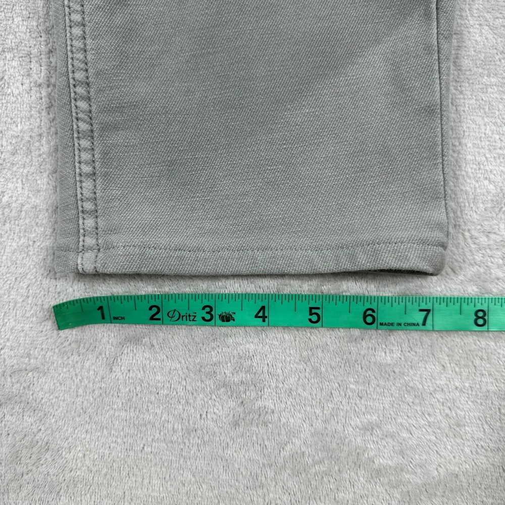 Faherty Pants Mens 33x32 (Fits 33x29) Grey 5-Pocket Straight Leg Cotton Blend - Picture 11 of 12